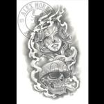 Tattoos - Payasita Skull - 108124